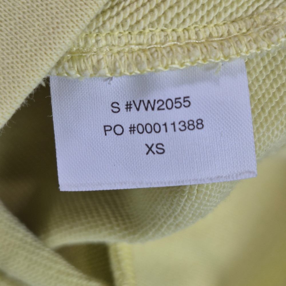 Vuori Sedona Sport Half Zip Pullover Womens XS Yellow Cropped Sweatshirt - Picture 4 of 9